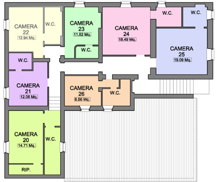 Planimetria Primo Piano